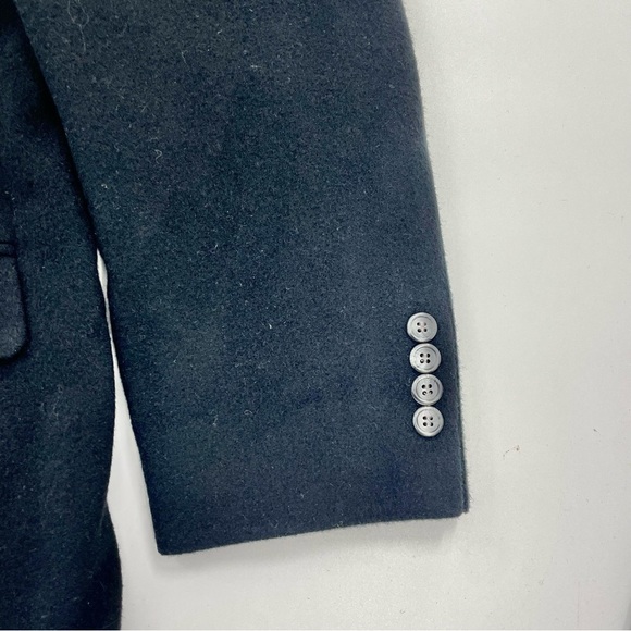 Vintage Mens Bill Blass Black 100% Pure CAMEL HAIR Blazer /Sports Coat SIZE 44R - Picture 4 of 16